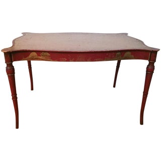 Mid-Century Modern Beacon Hill Chinoiserie Table For Sale
