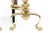 Traditional Vintage Georgian Style Polished Brass Andirons—A Pair For Sale - Image 3 of 5