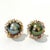 Bochic "Orient" Tahiti Pearls & Multi Sapphire Earrings Set In 18K Gold & Silver For Sale - Image 17 of 18