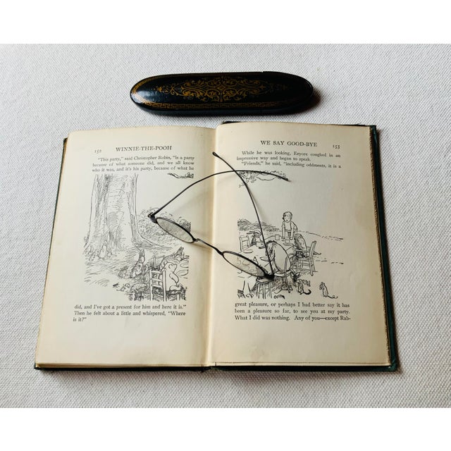 Antique Winnie-the-Pooh a.a. Milne, e.p. Dutton, 88th Edition 1933, Original Green Cloth, Ernest H. Shepard Illustrations, Nantucket Estate For Sale - Image 16 of 18