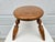 Large Oval Milking Stool With Curved Rounded Edge For Sale - Image 4 of 13