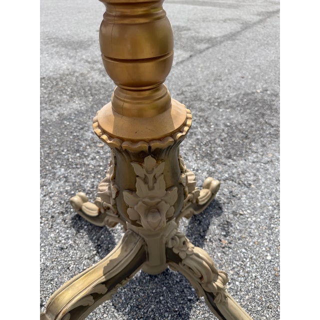 1970s Italian Baroque Gold Beech Dining Table – 1 Piece For Sale - Image 14 of 15