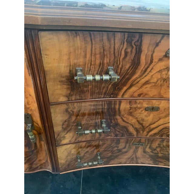 Art Deco Rosewood & Pietra Medicea Marble Sideboard, 1930s For Sale - Image 9 of 14