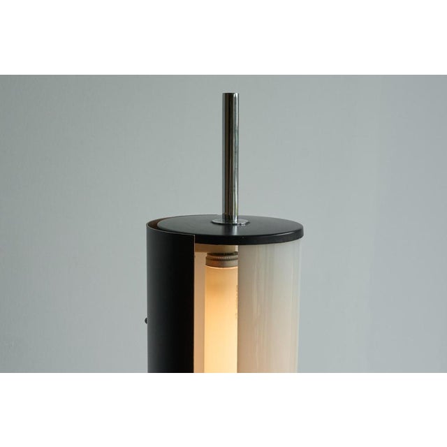 Mid-Century Modern Dutch Floor Lamp in Metal and Acrylic, 1950s For Sale - Image 9 of 10