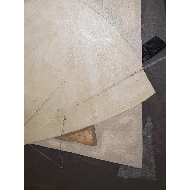 2010s "Gravity" Modern Abstract Mixed-Media Painting on Canvas by Louis Shields, 2018 For Sale - Image 5 of 8