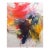 Contemporary Abstract Acrylic/Mixed Media on Canvas Painting "Colour Bomb" by Daniela Schweinsberg For Sale