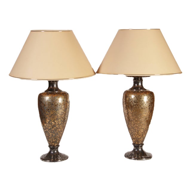 Vintage Ceramic Table Lamps, 1980, Set of 2 For Sale