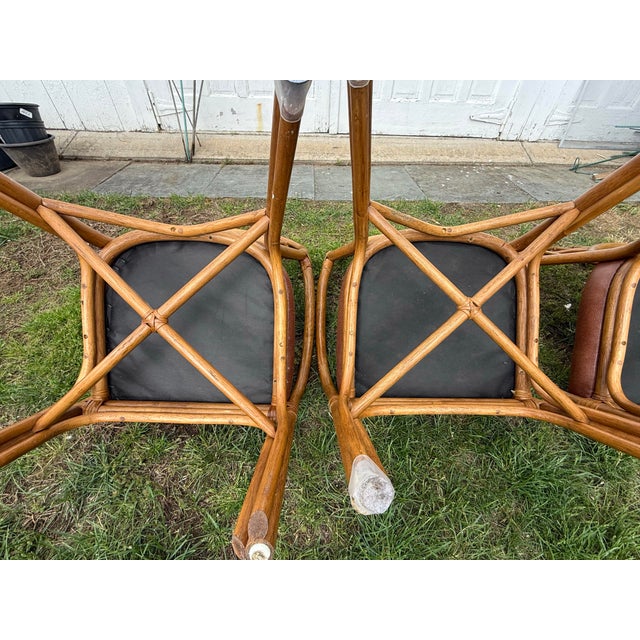Mid Century Bentwood Arm Chairs Set of Four For Sale - Image 11 of 12