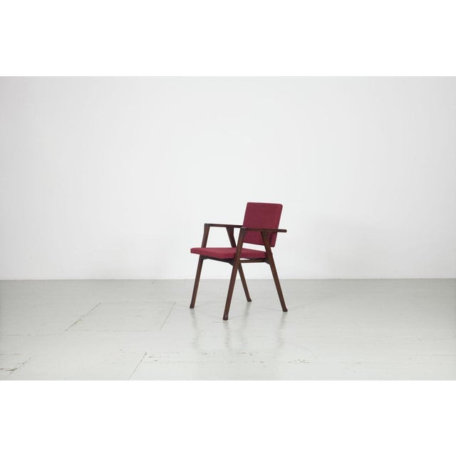 Metal Model Luisa Armrest Chairs by Franco Albini for Poggi, Pavia Italy, 1955, Set of 6 For Sale - Image 7 of 18