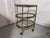 Petite Bar Cart in Brass and Glass From Maison Jansen, France, 1960s Unmarked For Sale - Image 14 of 15