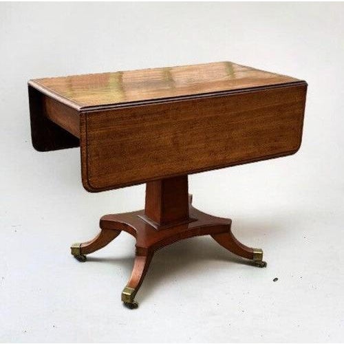 Victorian Mahogany Coffee Table with Drop Sides and Drawer For Sale - Image 13 of 13