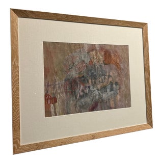 Mid 20th Century Abstract Pastel by Nancy Lee For Sale