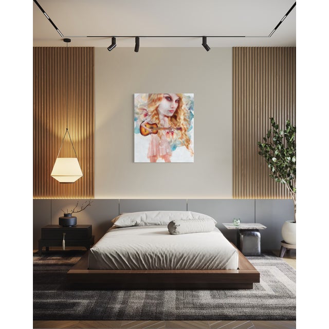 Metal Taylor Swift by Steve Moors 34.5" × 40" Ready to Hang For Sale - Image 7 of 9
