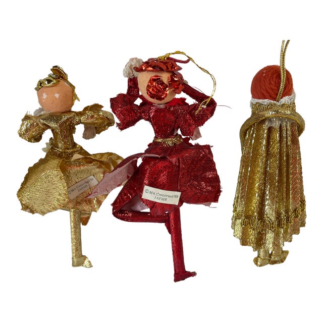 1969 Mr. Santa Ornaments - Set of 4 For Sale