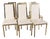 Vintage Chairs in Gold Brass by Renato Zevi, 1970s, Set of 6 For Sale