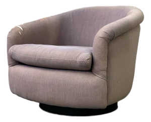 1990s Milo Baughman for Thayer Coggin Swivel and Tilt Chair