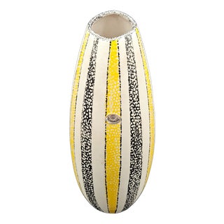 ly Shaped Ceramic Vase from Ü-Keramik, 1950s For Sale