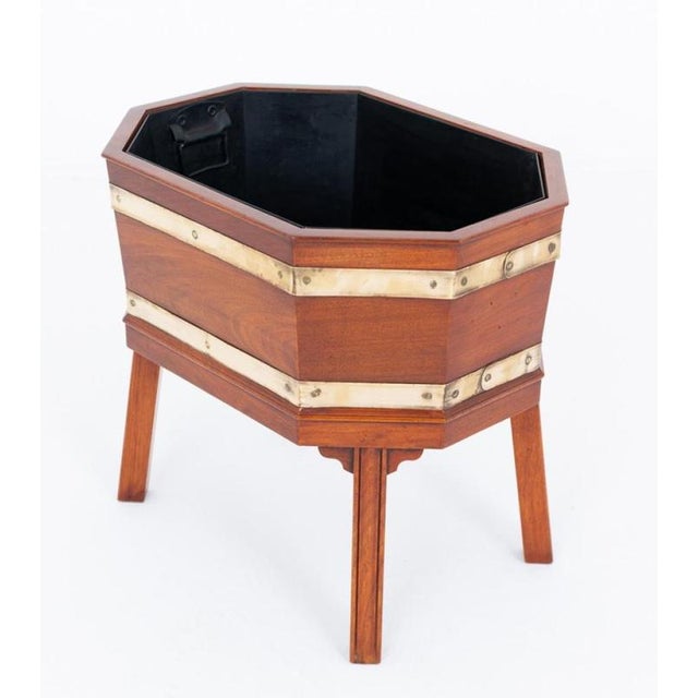 Regency Revival Mahogany Wine Cooler, 1920s For Sale - Image 4 of 4