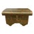 Vintage Hammered & Tooled Brass Casket With Copper Accents For Sale