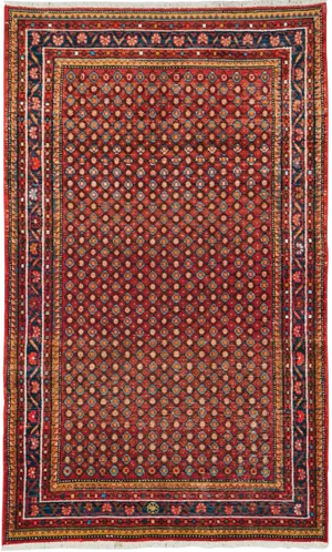 Vintage Persian Hamadan Rug – Size: 4" X 6' 6"