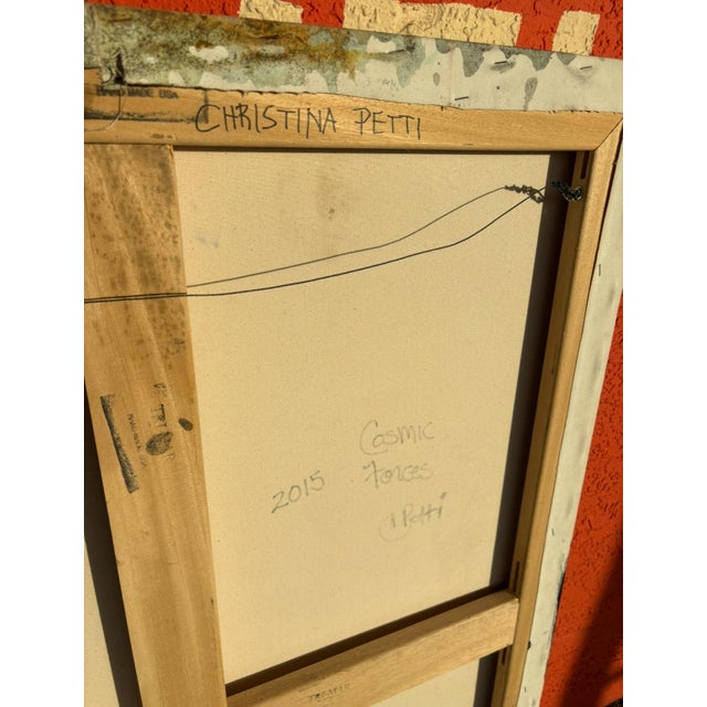 2010s Christina Petti Cosmic Forces Painting For Sale - Image 5 of 7