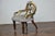 English Mahogany and Horn Victorian Chair with Velvet Upholstery circa 1880 For Sale In Atlanta - Image 6 of 12