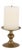 Mid-Century Cast Brass Altar Candlestick, 1960s For Sale