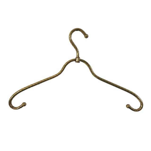 Vintage Mid Century Brass Clothes Hanger Chairish