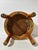 Vintage Mid 20th Century Small Wooden Footstool With Needlepoint Cushion For Sale - Image 10 of 12
