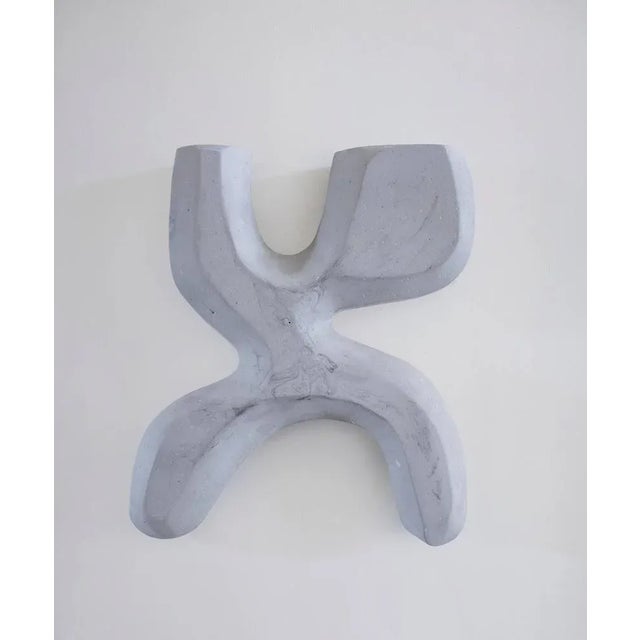 Sculpture form no_003 by aoao dimensions: w 37 x d 6 x h 41 cm materials: grey plaster color options available upon...