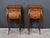 Mid-20th Century Louis XV Marquetry Bedside Tables, Set of 2 For Sale - Image 10 of 18
