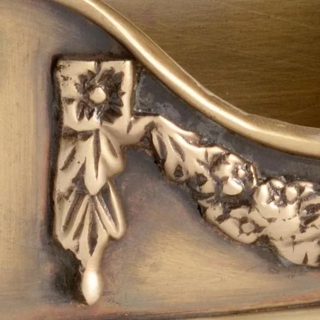 Keep your business cards at hand, display this attractive antique brass card holder on a desk or console in your office....