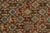 Rug & Kilim’s European Style Deco Rug in Brown, Gold and Blue Geometric Pattern For Sale In New York - Image 6 of 7