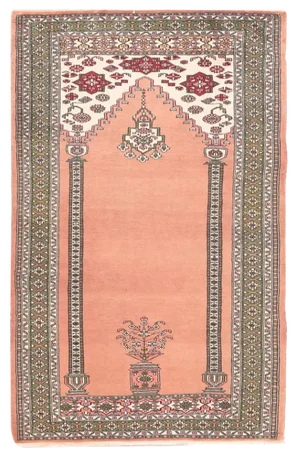 1930s Afghan Bokara Prayer Rug-3′3″ × 6′2″