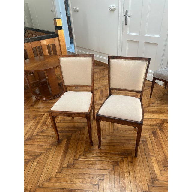 Polish Postmodern Art Deco Style Dining Chairs, 1960s, Set of 6 For Sale - Image 10 of 13