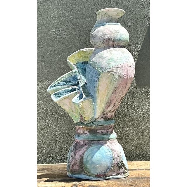 Ceramic Vintage Original Studio Pottery Sculpture For Sale - Image 7 of 12