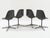 1960s Set of Eames upholstered side chairs by Herman Miller For Sale - Image 5 of 8