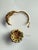 Vintage Signed Capri Demi-Parure – Multi-Layer Rhinestone Floral Dome Brooch/Pendant & Matching Hinged Cuff Bracelet For Sale In Seattle - Image 6 of 12