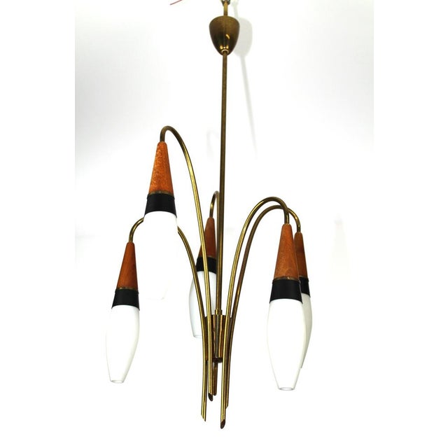 Lily of the Valley Chandelier from Rupert Nikoll, 1950s For Sale - Image 16 of 17