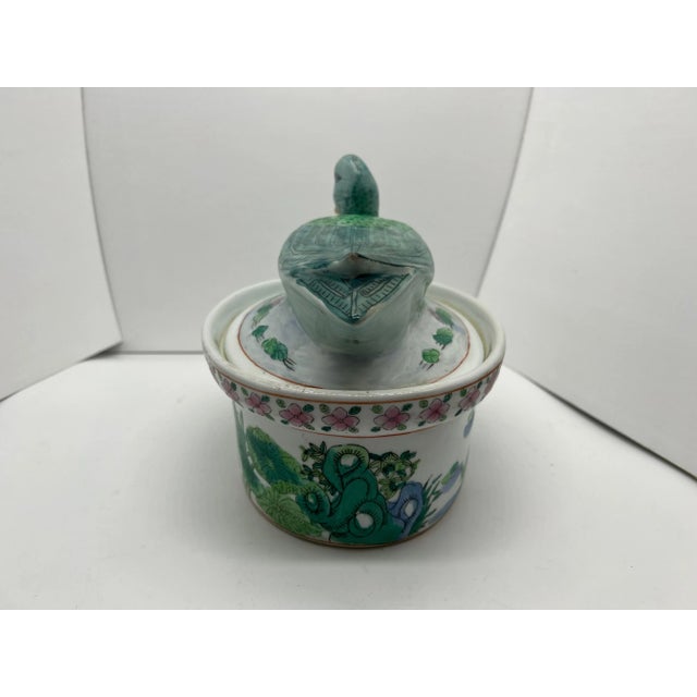 Ceramic Vintage Chinese Oval Ceramic Duck Tureens- Set of 2 For Sale - Image 7 of 12