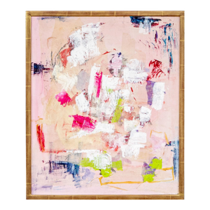 American Mid-Century Modern Abstract Expressionist Painting on Canvas