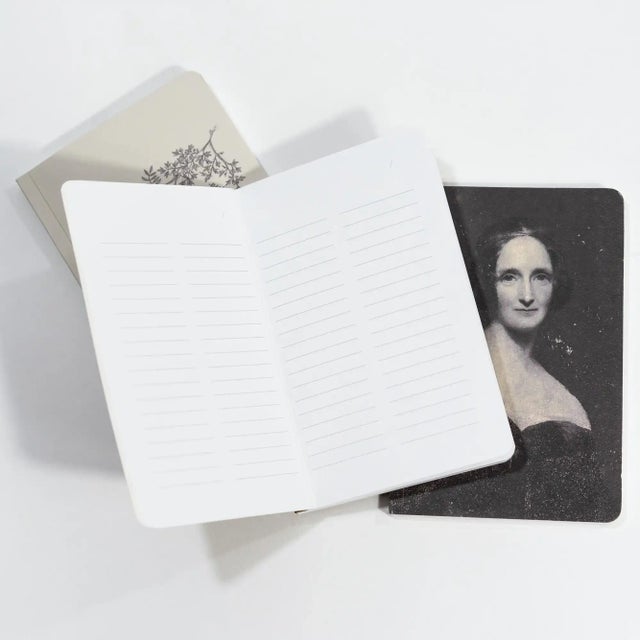2020s Set of 3 Pocket Journals - Portraits of Mary Shelley For Sale - Image 5 of 9