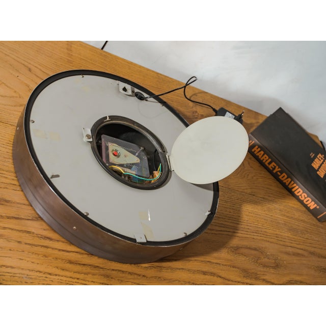 Metal Industrial Factory Wall Clock from Telenorma, Germany, 1960s For Sale - Image 7 of 17
