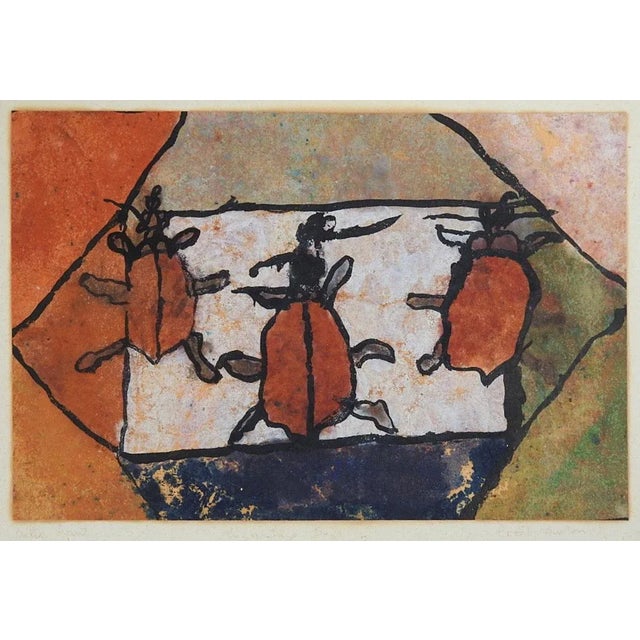 Contemporary Abstract Bug Batik Print For Sale In Seattle - Image 6 of 6