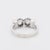 Vintage You and Me Ring in Gold, Platinum and Diamonds, Size 5.75 For Sale - Image 6 of 9