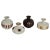 White Japanese Mini Pot Collection by Otagiri Mercantile Company - Set of 4 For Sale - Image 8 of 8