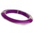 Miriam Salat Candy Violet Resin Sterling Silver Bangle For Sale - Image 15 of 18
