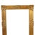 Large vintage gold-colored pine frame with a beautiful aged patina and red undertone, entirely in classic Baroque style,...