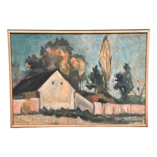 M. Olofgoluth, House, 1969, Oil on Panel For Sale
