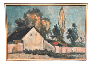 M. Olofgoluth, House, 1969, Oil on Panel